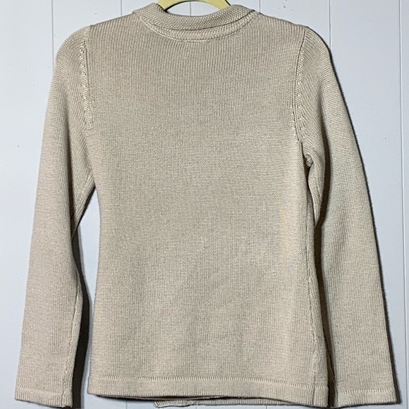 Ann Taylor Wool Blend Wrap Sweater Cardigan - Picture 3 of 5